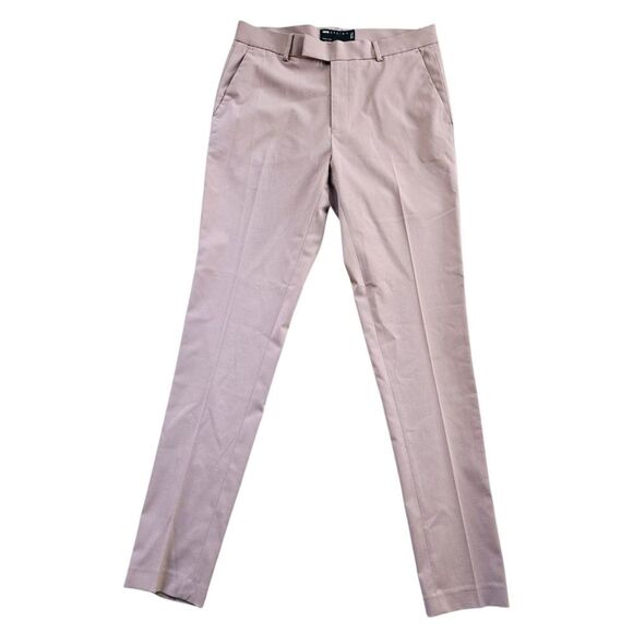 Asos Men's Dusky Mauve Wedding Skinny Smart Pants Size 32 - Picture 2 of 9